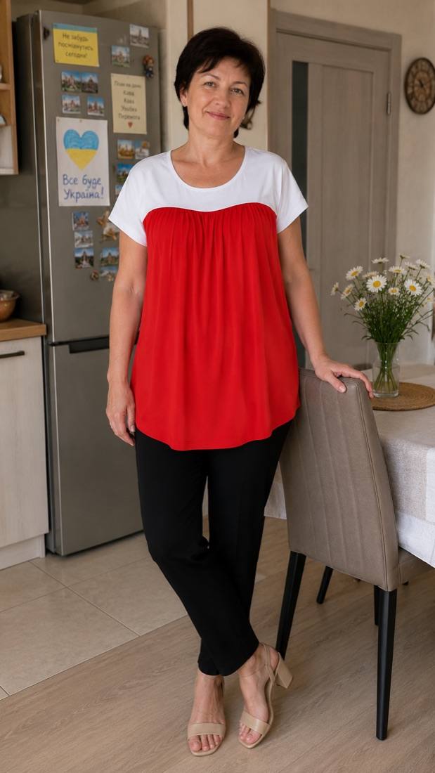 Фото відгуку: червона Breeze Tunic