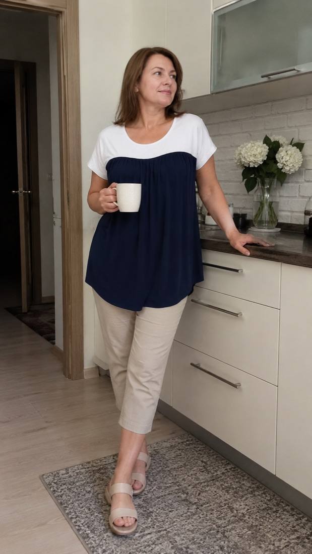 Фото відгуку: темно-синя Breeze Tunic