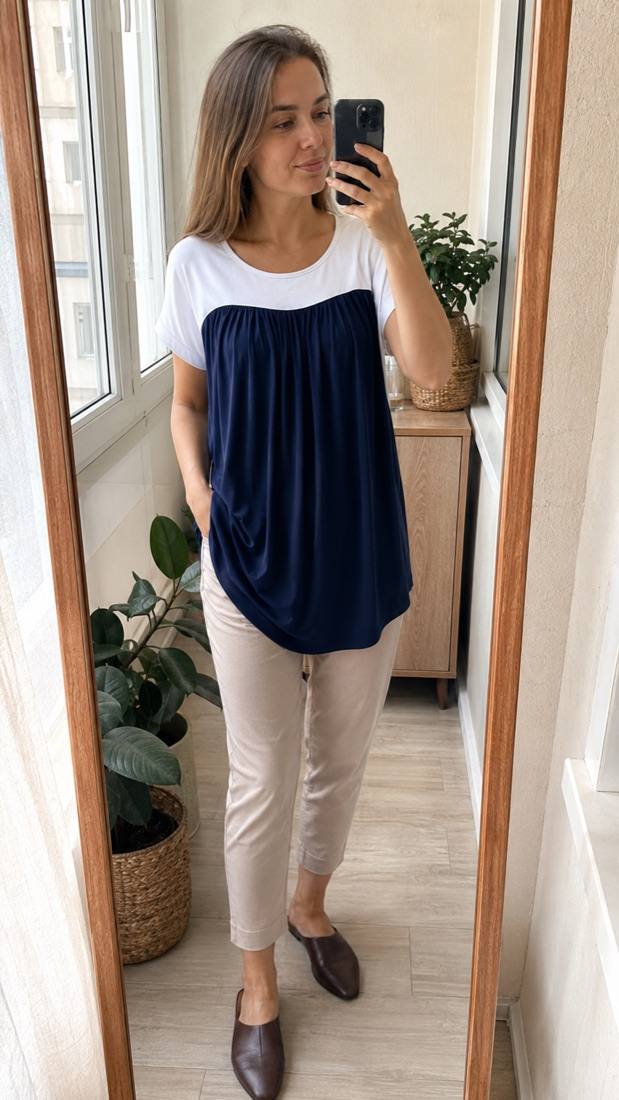Фото відгуку: темно-синя Breeze Tunic