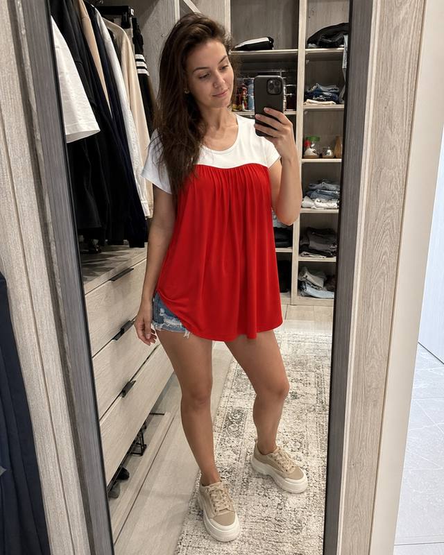Фото відгуку: червона Breeze Tunic
